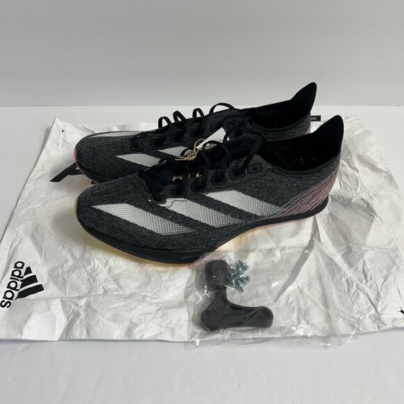 NEW Adidas Adizero Prime SP 3 Strung Track Shoes WITH SPIKES IG4330 Size 7 Black